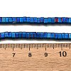 2-Hole Electroplated Synthetic Non-magnetic Hematite Beads Strands G-L613-A01-01G-4