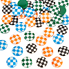 40Pcs 4 Colors Plastic Cabochons KY-DC0001-11-1