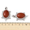 Natural Red Jasper Pendants G-A095-04P-04-3