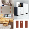 Imitation Leather Cabinet Handle Pull Knob DIY-WH0258-80A-7