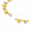 Glass Bead Charms Bracelet Making AJEW-JB01150-15-2