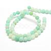 Natural Amazonite Bead Strands G-G684-03-4mm-2