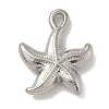 Anti-Tarnish 304 Stainless Steel Pendants STAS-Q334-59P-1