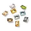 Faceted K9 Glass Rhinestone Cabochons GGLA-R042-04A-2