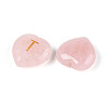 26Pcs 26 Styles Natural Rose Quartz Heart Beads G-T144-A03-4