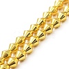 Electroplated Non-magnetic Synthetic Hematite Beads Strands G-G849-02G-1