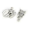 50Pcs Hallowmas Theme Tibetan Style Alloy Pendants FIND-U010-07-2