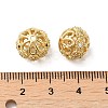 Rack Plating Brass Micro Pave Cubic Zirconia Beads KK-K377-12A-G-3