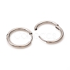 Tarnish Resistant 201 Stainless Steel Huggie Hoop Earrings LS-EJEW-L250-01J-P-3