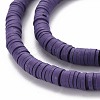 Handmade Polymer Clay Bead Strands CLAY-T002-6mm-39-3