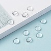 Transparent Glass Cabochons X-GGLA-R026-8mm-8