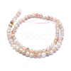 Natural Cherry Blossom Agate Beads Strands G-I213-23-6mm-2