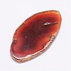 Natural Agate Slices Big Pendants G-E022-12-2
