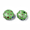 Polymer Clay Rhinestone Beads RB-S056-27J-2
