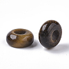 Natural Tiger Eye European Beads G-Q503-04-2