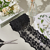 5 Yards Milk Fiber Embroidery Lace Trim Ribbon OCOR-GF0005-14A-7