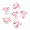 Transparent Acrylic Bead Caps OACR-G054-03H-1