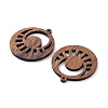Walnut Wood Laser Cut Pendants WOOD-Q051-05J-2
