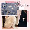 8Pcs 8 Styles Zinc Alloy Lapel Pins for Backpack Clothes JEWB-CJ0003-67-7