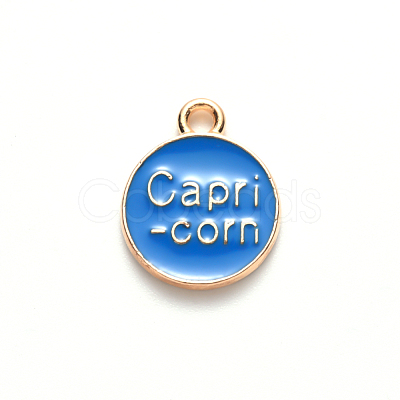 Alloy Enamel Pendants X-ENAM-S124-01A-02E-1