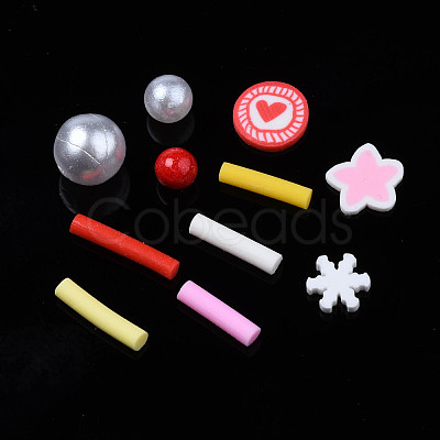 Handmade Polymer Clay Cabochons X-CLAY-N006-83-1