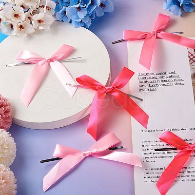 30Pcs 3 Colors Polyester Satin Bowknot for Ornament Accessories DIY-TA0010-77C-1
