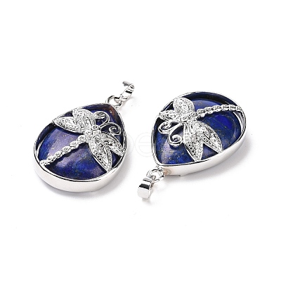 Natural Lapis Lazuli Pendants X-G-G900-01P-02-1