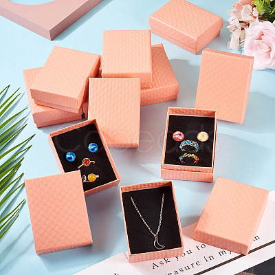 Rhombus Textured Cardboard Gift Storage Boxes CON-TAC0010-03A-05-1
