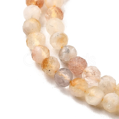 Natural Citrine(Heated) Beads Strands G-G155-B03-01-A-1