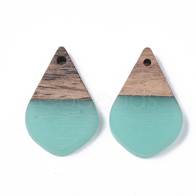 Resin & Walnut Wood Pendants RESI-S358-23-1