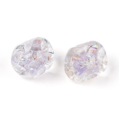 Handmade Foil Lampwork Beads FOIL-T007-01A-1