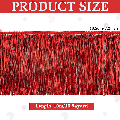 Polyester Tassel Ribbon OCOR-WH0045-38A-1