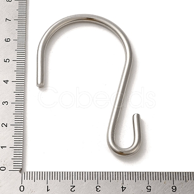 Non-Tarnish 304 Stainless Steel S-Hook Clasp LS-STAS-C085-03M-P-1