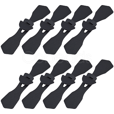 8Pcs 1-Hole PU Leather Buttons FIND-GF0008-82C-1