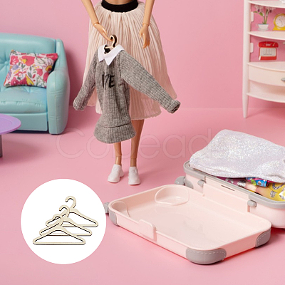 Wood Doll Clothes Hangers DOLL-WH0004-03A-1