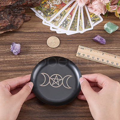 430 Stainless Steel Wiccan Altar Plate AJEW-WH20070-290A-01-1