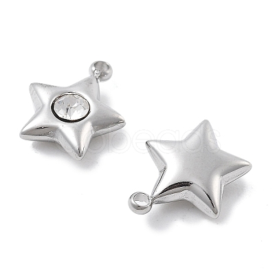 304 Stainless Steel Pendants STAS-Z121-55P-1