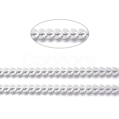 Tarnish Resistant 304 Stainless Steel Cobs Chain CHS-P011-07P-1