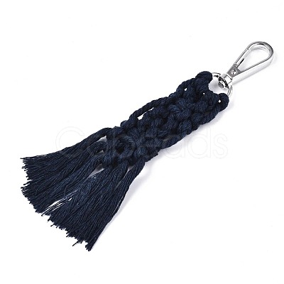 Polycotton(Polyester Cotton) Tassel Big Pendants Decorations FIND-R089-03-1