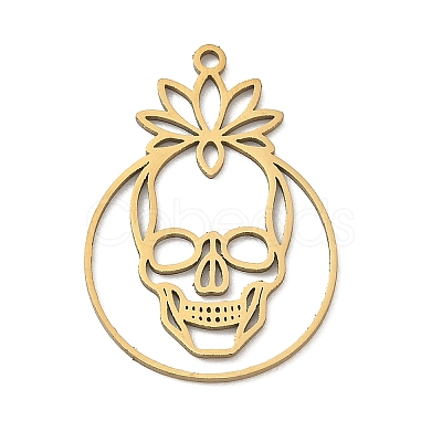 201 Stainless Steel Pendants SA-CBA6FBD-02G-1