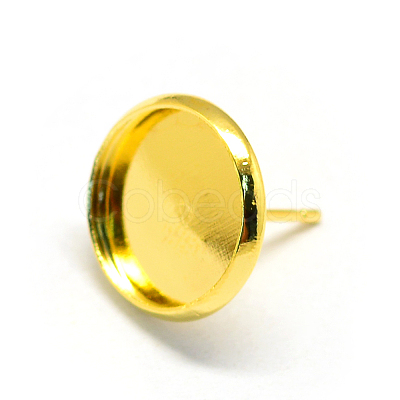 Iron Stud Earring Settings LS-MAK-Q007-22-1