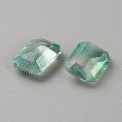 130Pcs Gradient Color Transparent Resin Cabochons RESI-TAC0018-30H-1