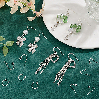925 Sterling Silver Earring Hooks STER-PH0002-50-1