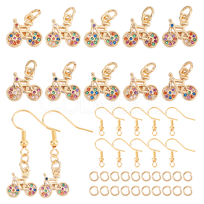 DIY Dangle Earring Making Kits DIY-AR0001-58-1