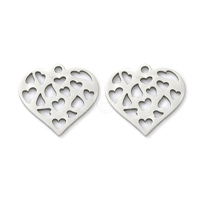201 Stainless Steel Pendants STAS-F337-03P-1