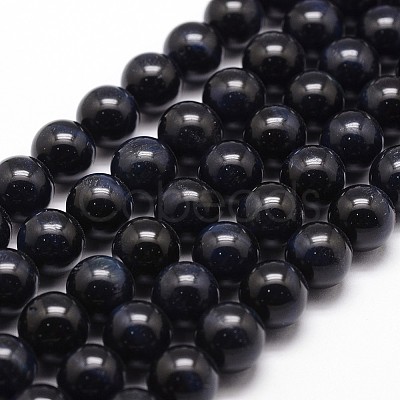 Natural Tiger Eye Bead Strands G-G735-23-12mm-05-1