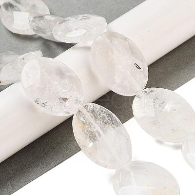Natural Quartz Crystal Beads Strands G-B077-C03-01-1