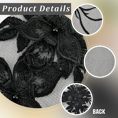 Computerized Embroidery Polyester Ornament Accessories DIY-WH20063-032A-1