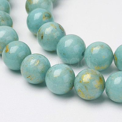 Natural Mashan Jade Beads Strands X-G-P232-01-H-8mm-1
