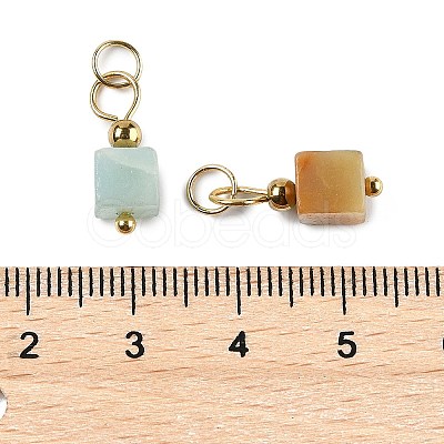 Natural Mixed Gemstone Pendants STAS-Z129-01G-1